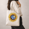 Starry Sunflower Art Tote
