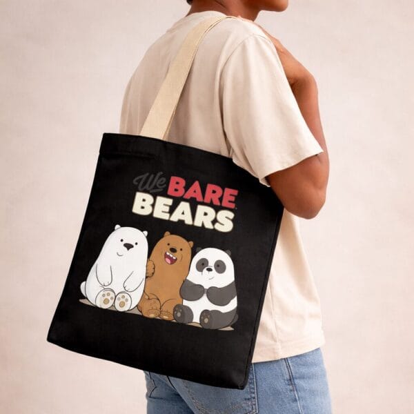 We Bare Bears tote bag