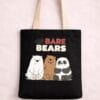 We Bare Bears tote bag