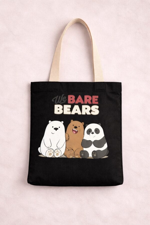 We Bare Bears tote bag