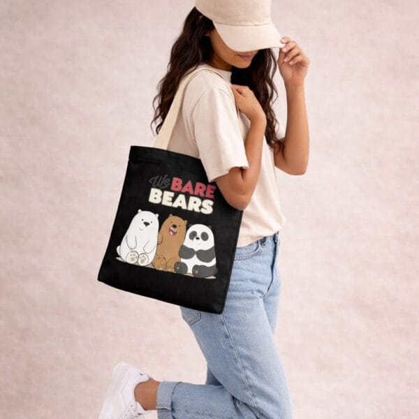 We Bare Bears tote bag