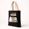 We Bare Bears tote bag