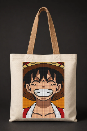 Oversized- Luffy Pixel Art Tote